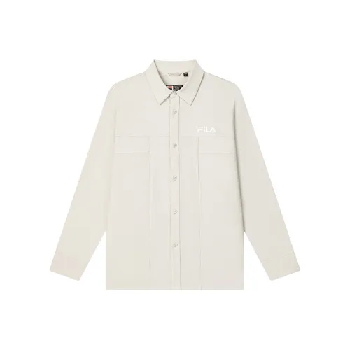 FILA Shirts Men Light Beige Khaki