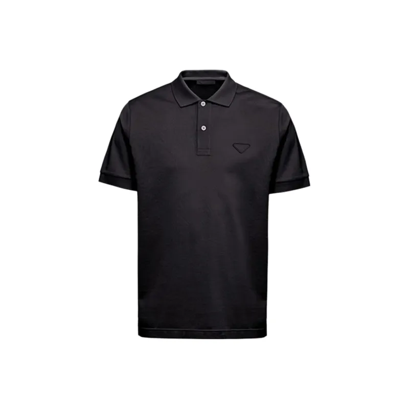 PRADA SS24 Polo Shirt Men's Black-0