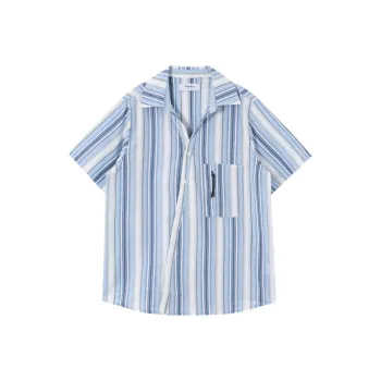 KORAKUBLUE Shirt Unisex Stripes Blue
