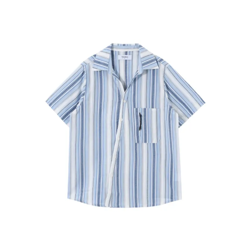 KORAKUBLUE Shirt Unisex Stripes Blue-0