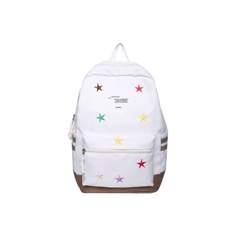 KAMLUI Nylon Backpack Regular Unisex Black/Red/Khaki/Dark Blue-10