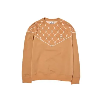 MLB Jacquard Dia Monogram Boston Red Sox Sweatshirts Sweatshirt Unisex Camel