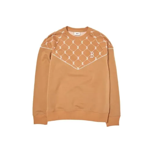 MLB Jacquard Dia Monogram Boston Red Sox Sweatshirts Sweatshirt Unisex Camel