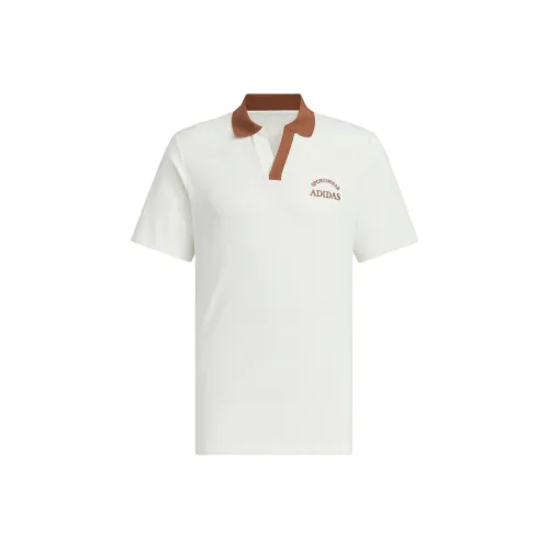 Adidas VERBIAGE POLO TEE Polo black Men's Jade White/Brown