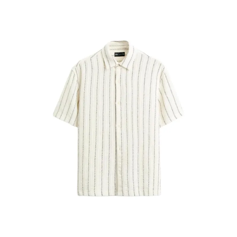ZARA Shirts Men Nude/Black-0