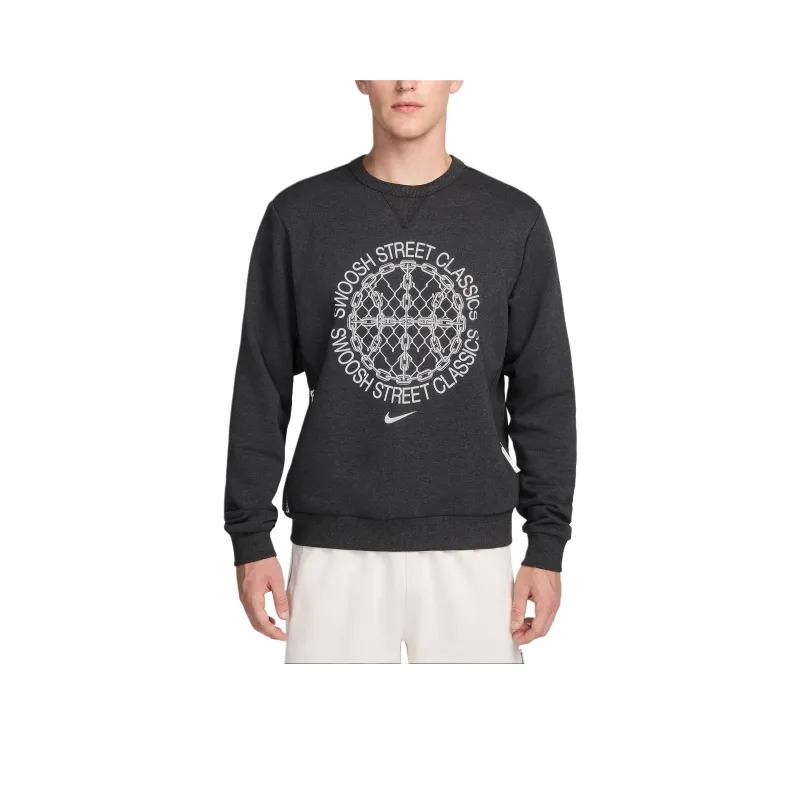 Nike Standard Issue Men's Dri FIT Basketball Crew Neck Sweatshirt-0