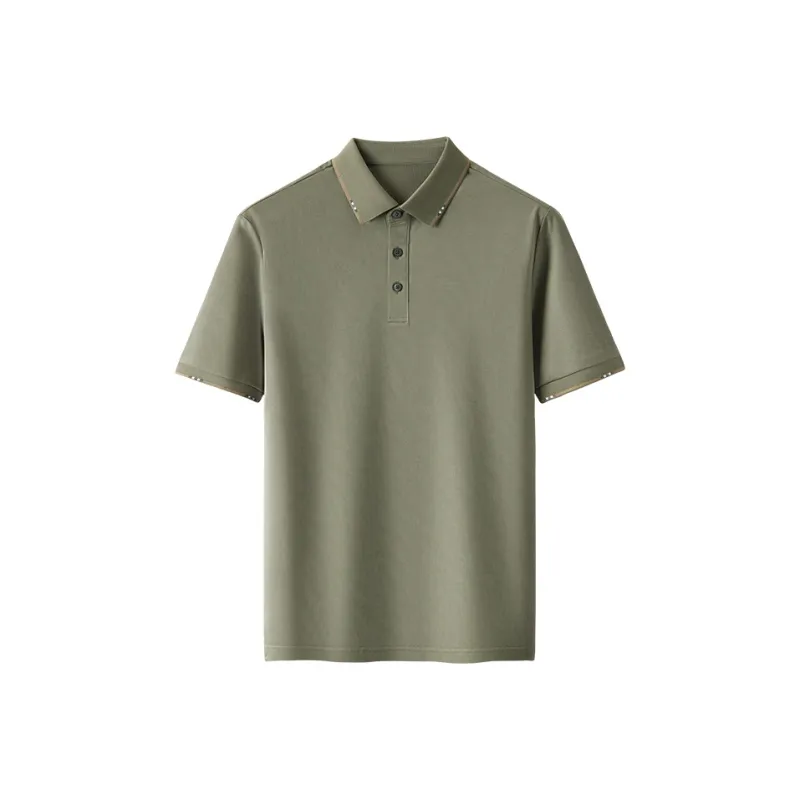 Red bean Polo Shirts Men-0