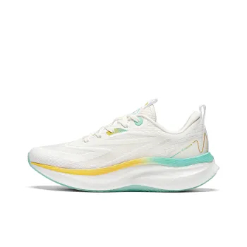 Kappa Slip Resistant And Breathable Low Top Running Shoes Unisex Classic White