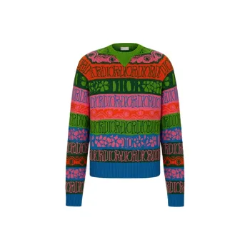 DIOR Loose Fit Knitwear Men's Multicolor