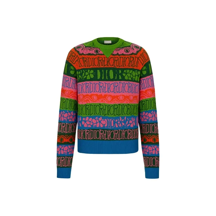 DIOR Loose Fit Knitwear Men's Multicolor-0