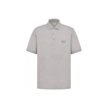 DIOR Icon Polo Shirt Men's Gray