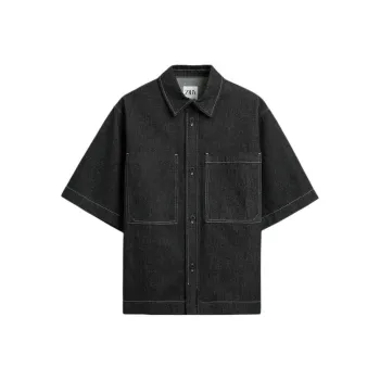 ZARA Shirts Men Black