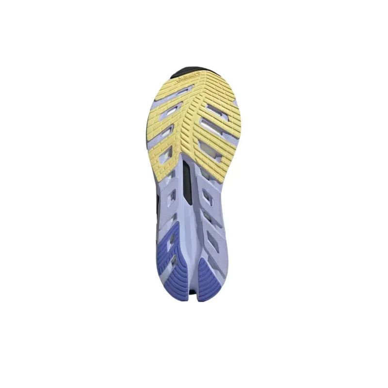 Adidas Adistar Byd Cushioning Low Top Running Shoes Women's Purple Yellow-4