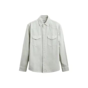 ZARA Shirts Men Ice White