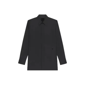 Givenchy Logo Embroidered Long Sleeved Shirt