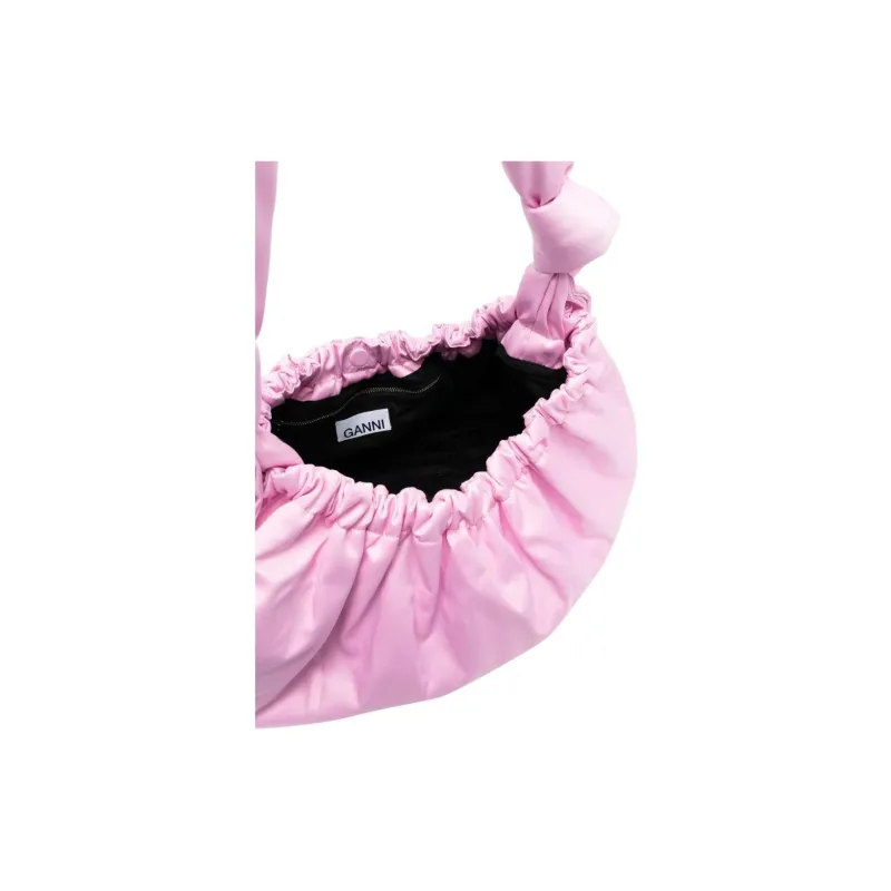 GANNI Recycled Polyester Handbag Shoulder Bag Women's Light Purple-2
