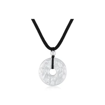 YASHENGZHUBAO 999 Fine Silver Necklaces Women's