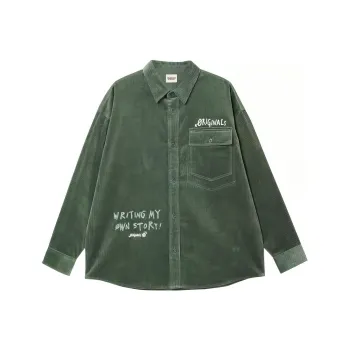 JACK JONES· Long Sleeved Shirt Top Men's Duck Green