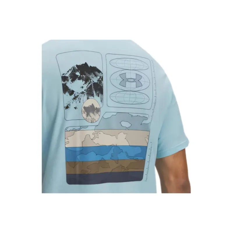 Under Armour Outdoor Mountain T Shirt Men's Blue-3
