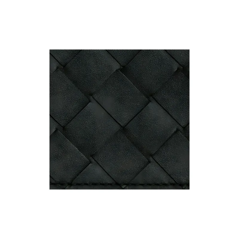 Bottega Veneta Cow Leather Business Card Holder Men's Dark Green-3