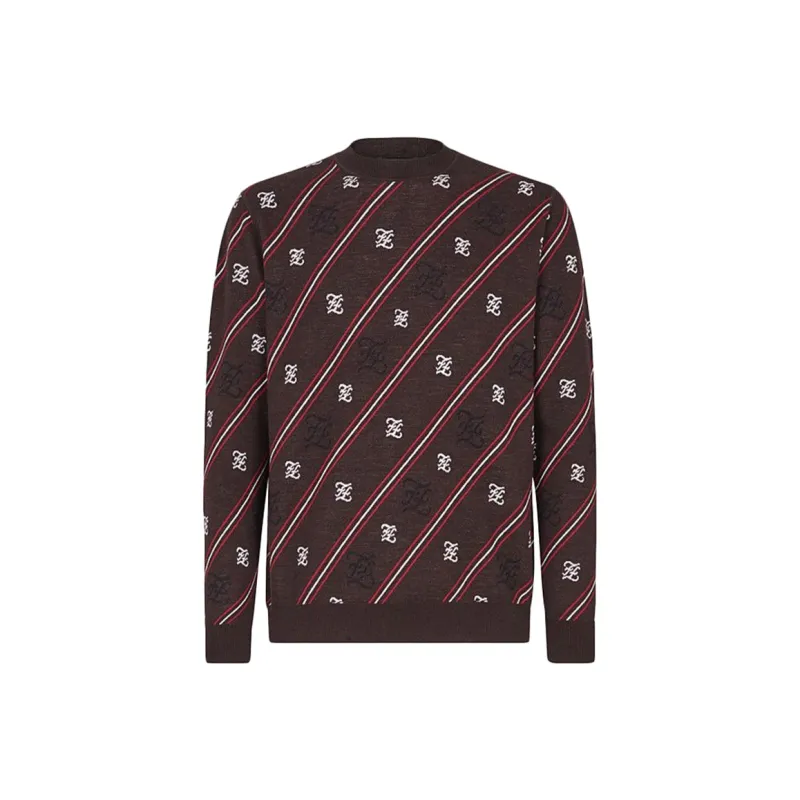 FENDI Sweaters Men Dark Brown-0