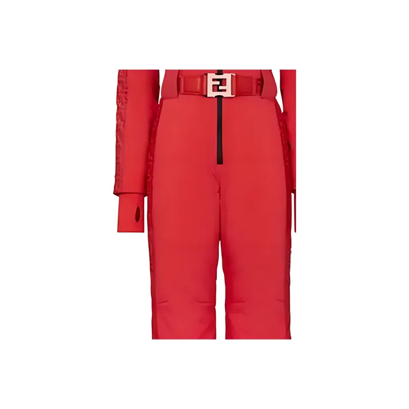 FENDI Ski Coveralls Women's Red-4