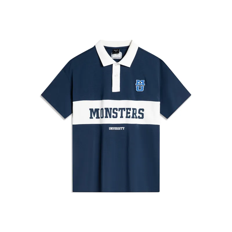 LiNing x Disney Polo Shirt Unisex Dark Navy/Ivory-0