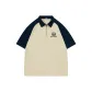Navy Blue & Apricot (Black Logo)
