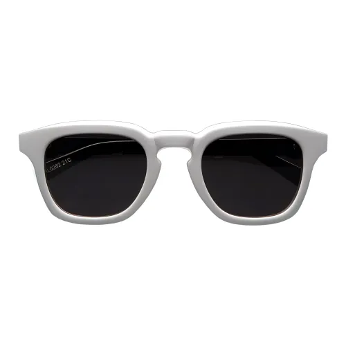 Moncler Logo plaque Round frame Sunglasses