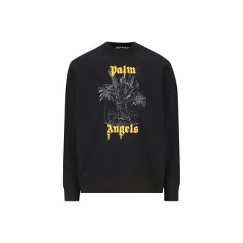 PALM ANGELS Palms Pencil Crew Sweatshirt