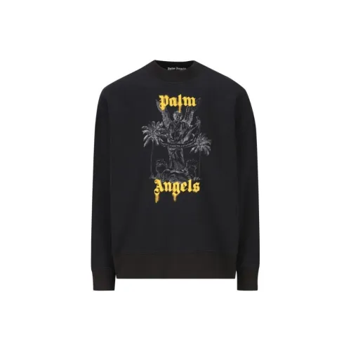 PALM ANGELS Palms Pencil Crew Sweatshirt