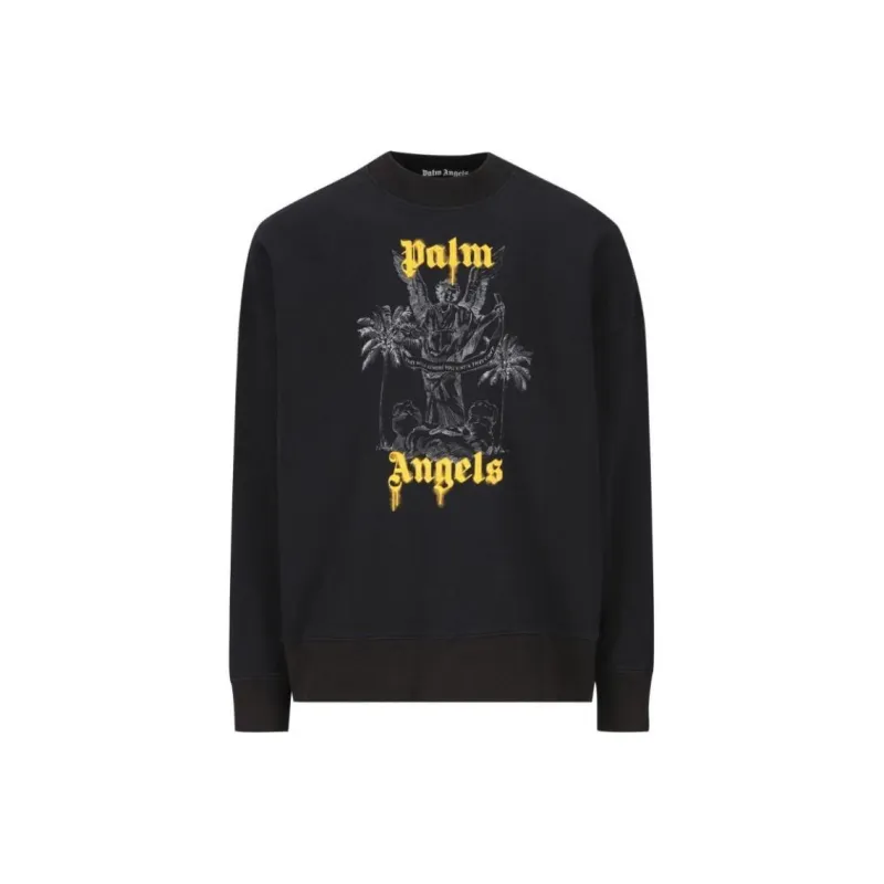 PALM ANGELS Palms Pencil Crew Sweatshirt-0