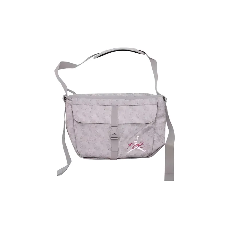 Jordan Polyester Shoulder Bag Crossbody Bag Regular Unisex Puzzle Stone Gray-3