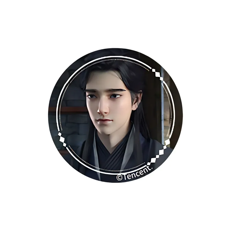 TENGXUNSHIPINCAOCHANGDI Cherished Thoughts Official Merch Reflective Badges-0