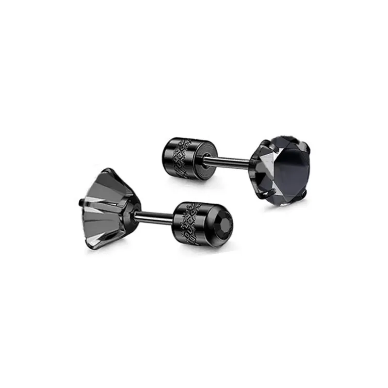 MOREL Stainless Steel Stud Earrings Unisex-0