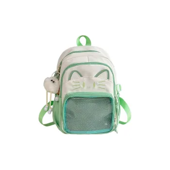 BRABOSTON Nylon Backpack Unisex Black/Pink/Purple/Yellow/Blue