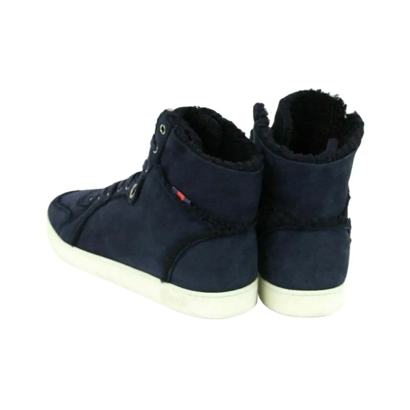 GUCCI High Top Skateboard Shoes Men's Blue-3