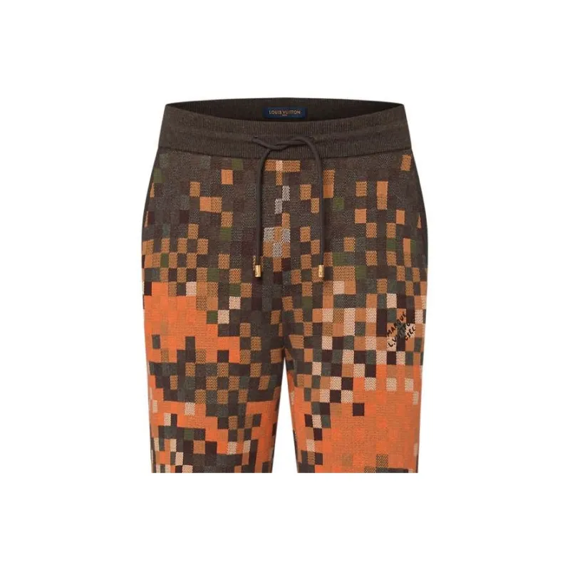 LOUIS VUITTON Jacquard Cotton Shorts-5