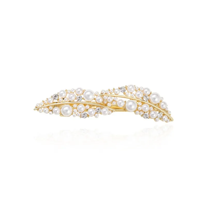 Yiru Artificial Crystal Hair Clips Women's-0