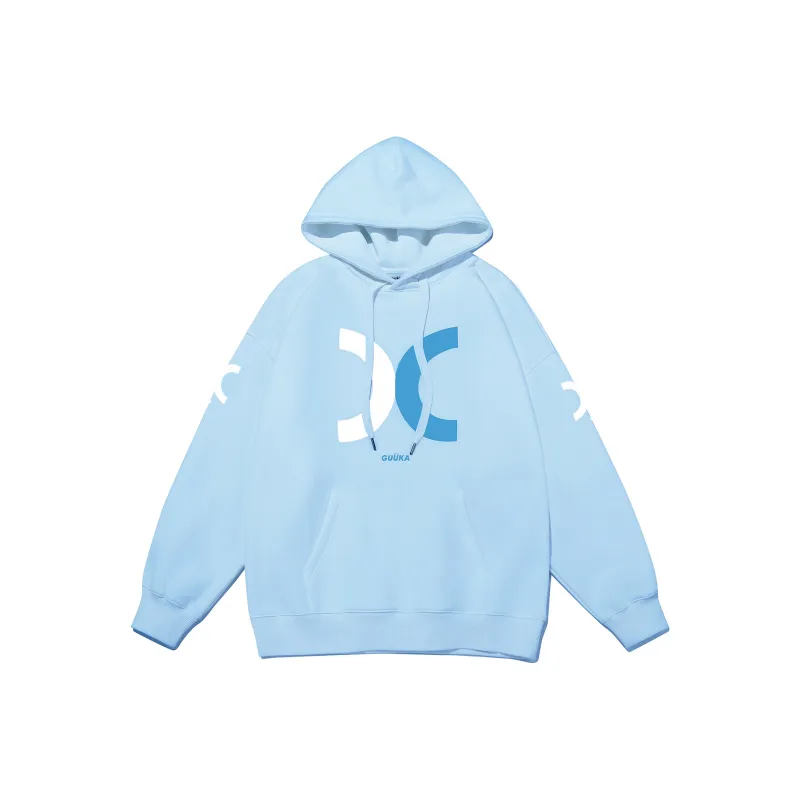 Guuka Creative Print Off The Shoulder Base Layer American Luxury Streetwear Loose Fit Sweatshirt Unisex-6