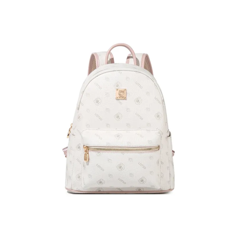 Disney Strawberry Bear Series PVC Backpack Regular Women's Pink/Milk Tea-5