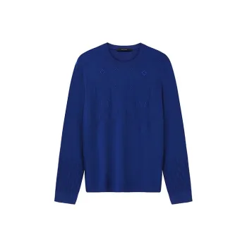 DAVID NAMAN Sweaters Men Royal Blue