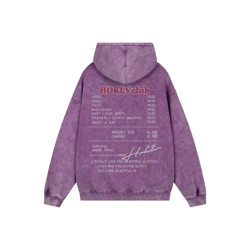 HOKLV Sweatshirt Unisex Washable Rose Red-6