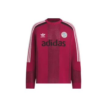 Adidas Originals ADCBC FW24 LS PO U Adicolor Sweatshirt Unisex Legacy Burgundy Red