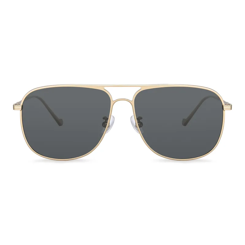 SUYAN Pure Titanium Aviator Sunglasses Men's-8