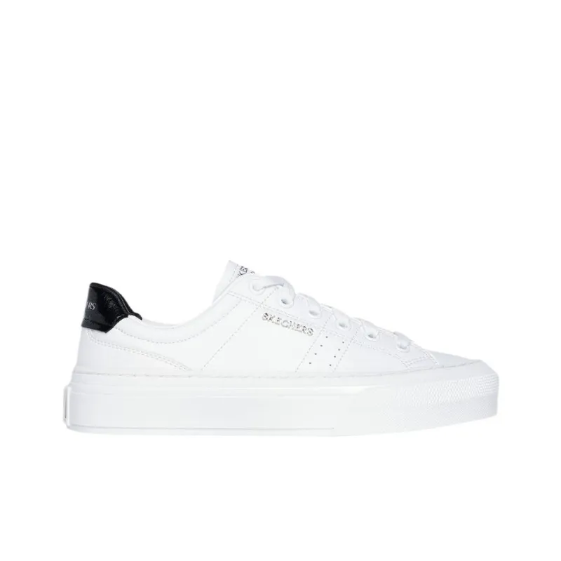 Skechers Sophisticated Style Low Top Skateboard Shoes Women's White-1