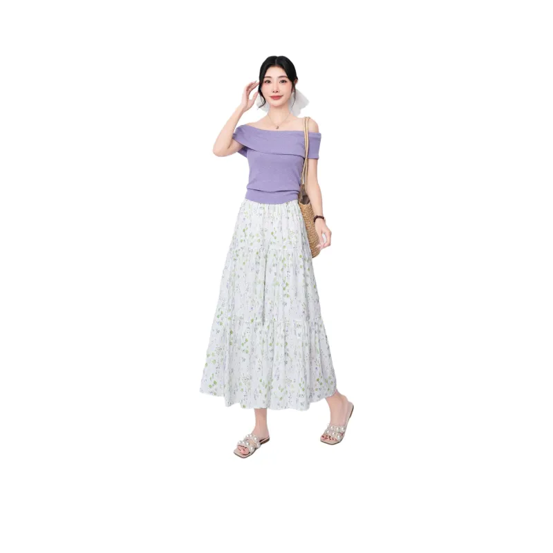 Mu Xiao Xin Casual Long Skirt Women's-6
