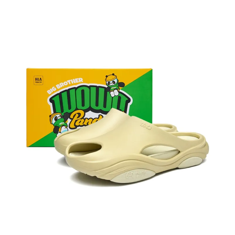 HLA Panda Wowo Series Wrap toe Slippers Men's-15