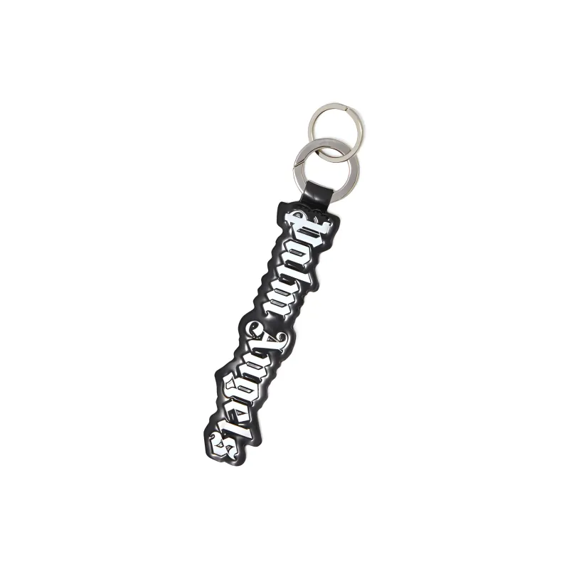 PALM ANGELS Logo Embossed Key Ring-1