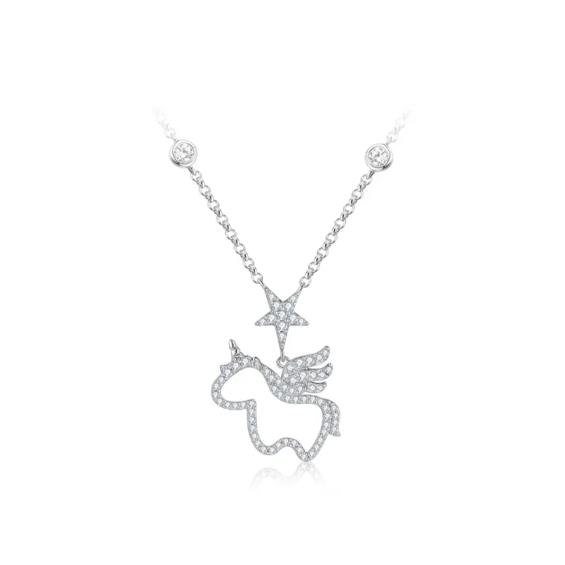 TIMEBOTTLE S925 Silver Necklaces Women's-0